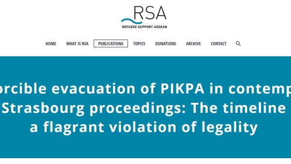 Forcible evacuation of PIKPA in contempt of Strasbourg proceedings: The timeline of a flagrant violation of legality